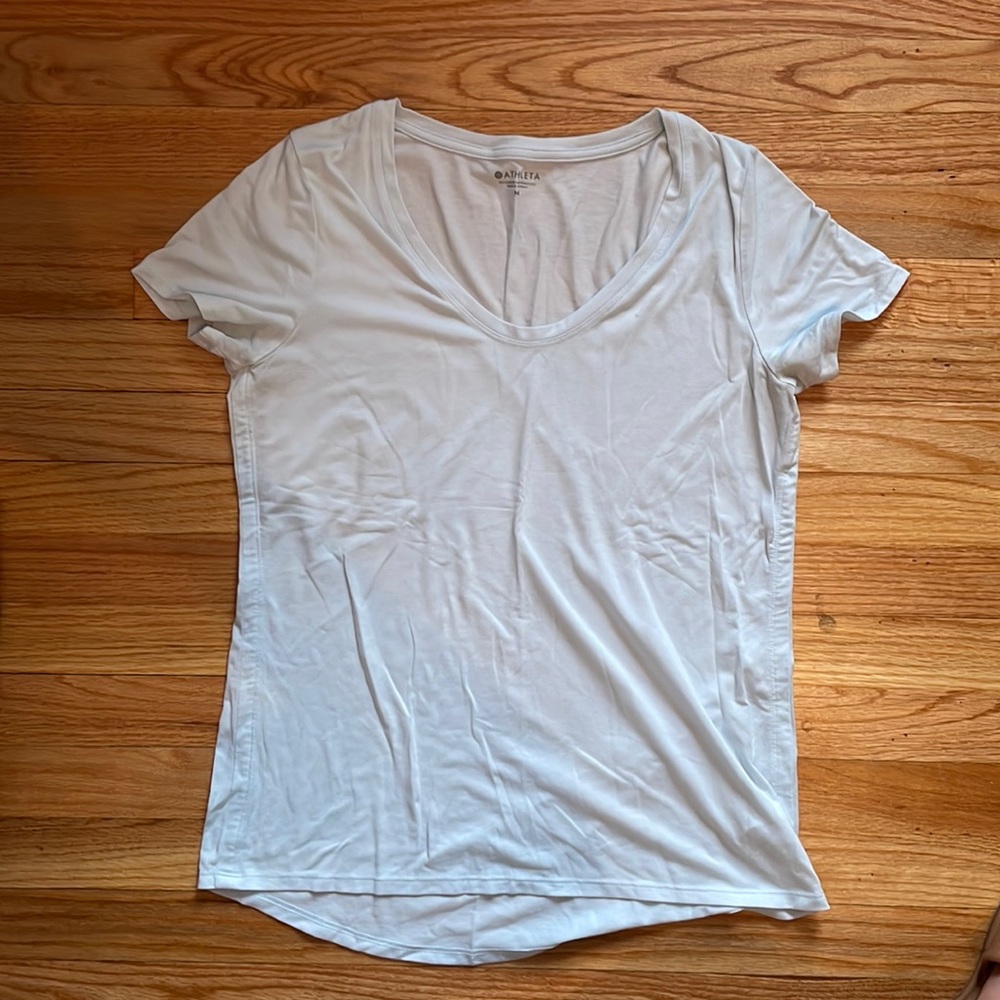 Light blue athleta tee